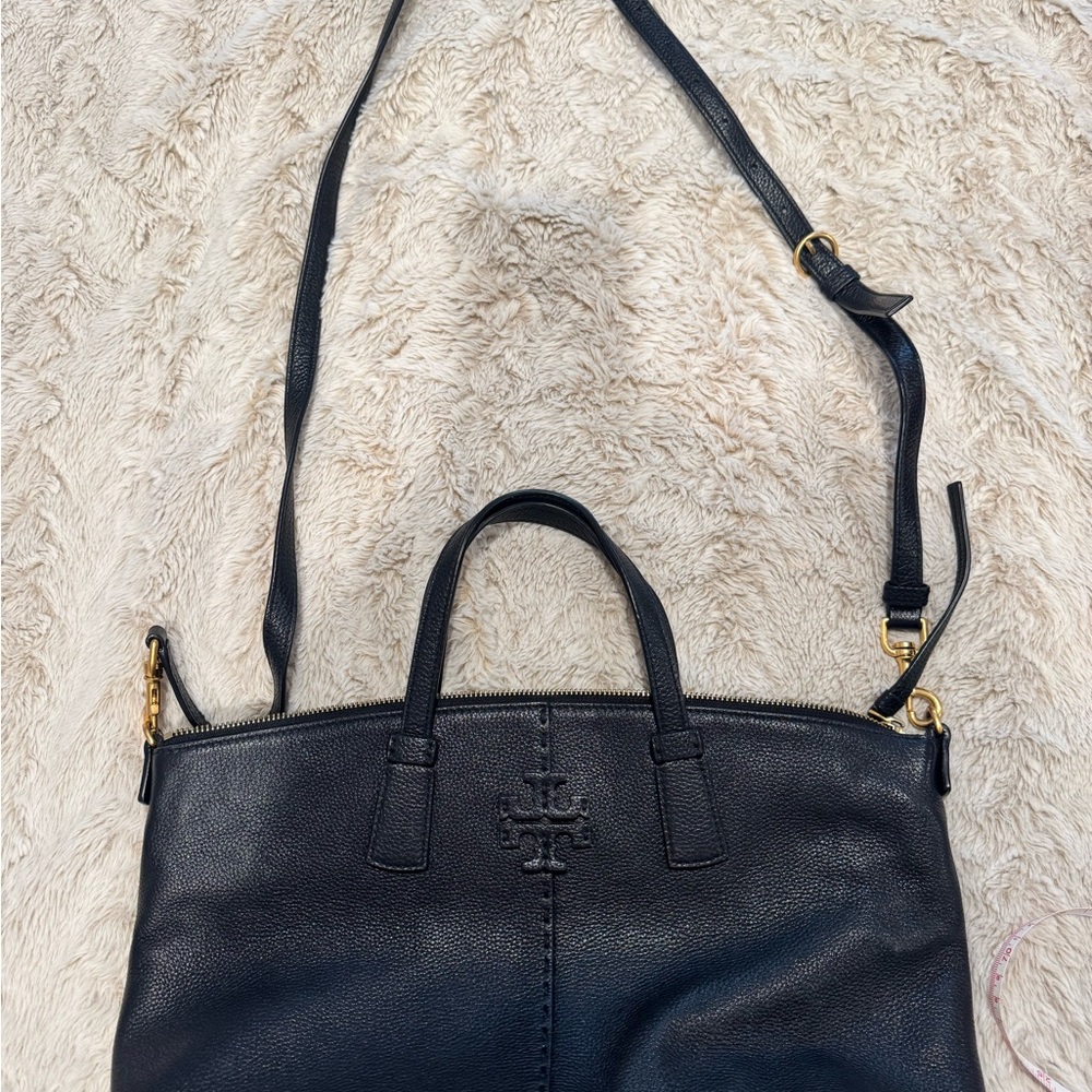 Tory Burch Black Leather Purse - Picture 2 of 6